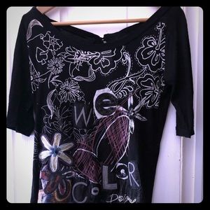 Desigual Print T- Shirt